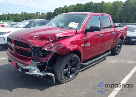 2015 Ram 1500 Slt из США, поврежденный, VIN 1C6RR7LT2FS739032